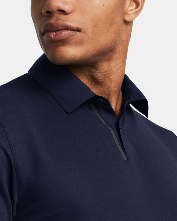 Men's UA Tour Tips Polo in Blue image number 2